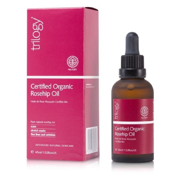 Organic rosehip oil from Trilogy is a worldwide best seller
