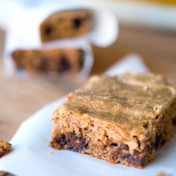 Paleo banana and almond butter slice 