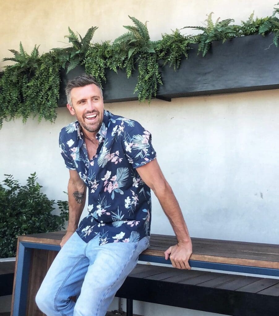  Luke McLeod feeling happy after a session of mediation