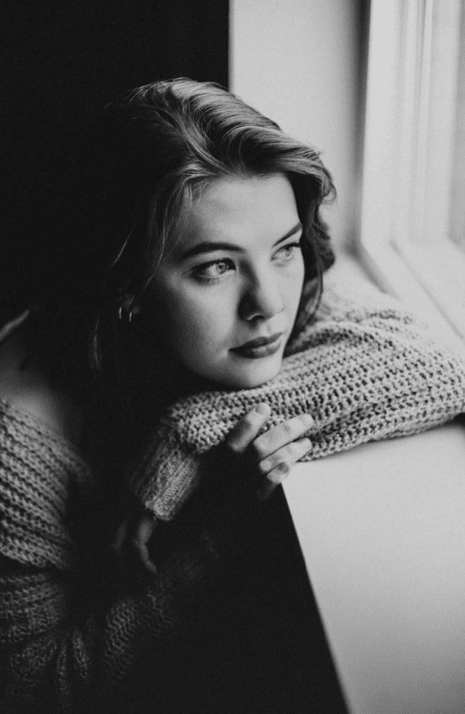 Pensive woman