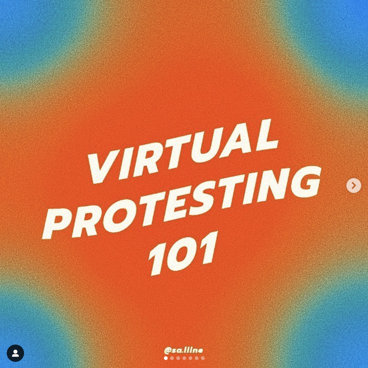 virtual protesting