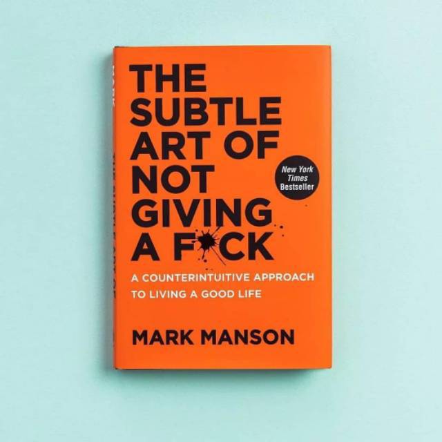 The Subtle Art Of Not Giving A Fuck book cover