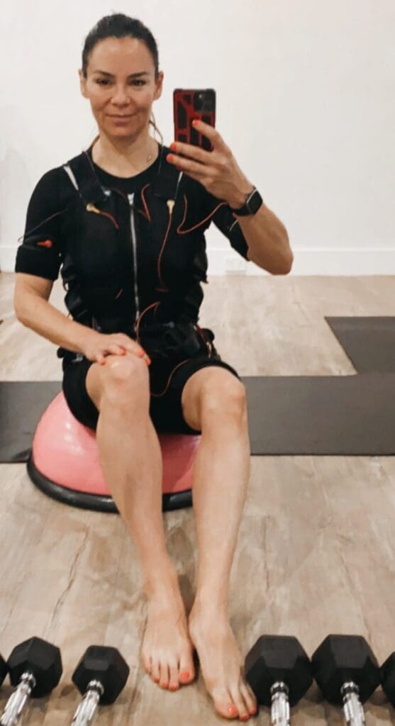 Renae at Inpuls doing exercises