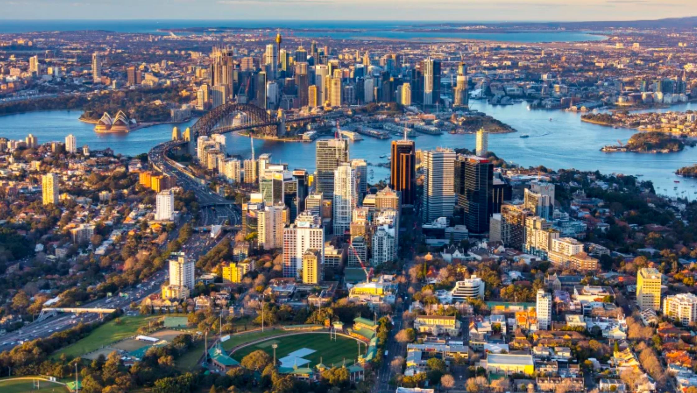 Beautiful Sydney, Australia from above