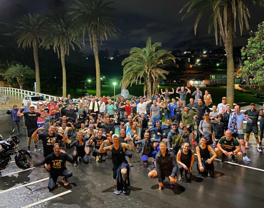 Community fitness group 440 Run Club was founded by Trent Knox and Todd Liubinskas.
