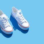 White sneakers