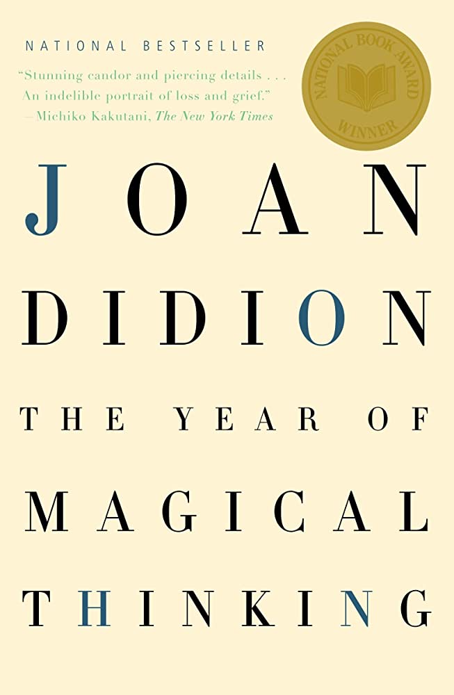 Best memoirs and autobiographies. The Year of Magical Thinking by Joan Didion