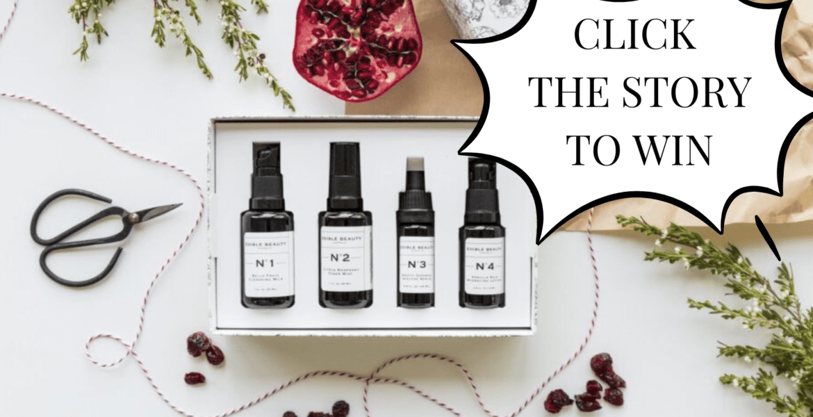 Edible Beauty Giveaway, interview with the founder