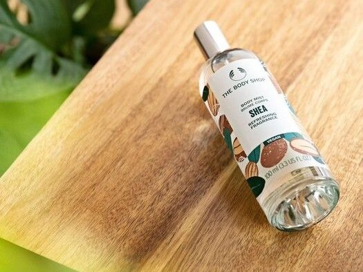 the body shop shea butter body mist